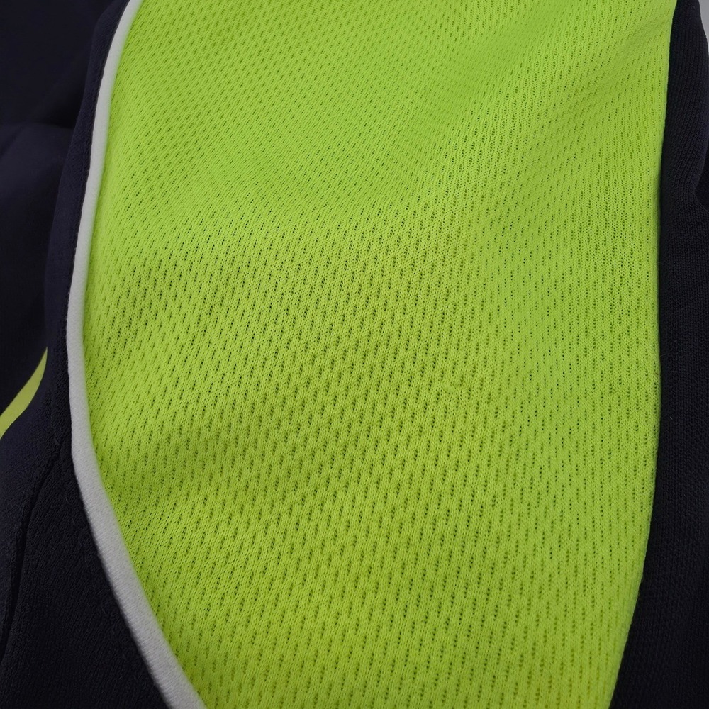 Real Madrid CF Soccer Jersey Rhinox navy Neon Lime Green Mens Small S V-Neck - Picture 10 of 13
